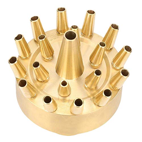 Fdit Pond Fountain Head, Garden Water Fountain Spray Nozzle Sprinkler Head Female Thread 1in