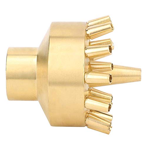 Fdit Pond Fountain Head, Garden Water Fountain Spray Nozzle Sprinkler Head Female Thread 1in