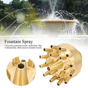 Fdit Pond Fountain Head, Garden Water Fountain Spray Nozzle Sprinkler Head Female Thread 1in