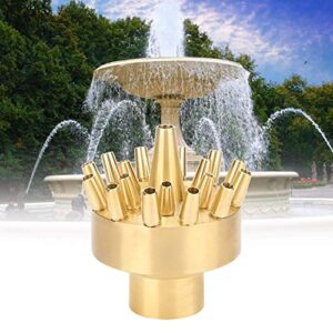 Fdit Pond Fountain Head, Garden Water Fountain Spray Nozzle Sprinkler Head Female Thread 1in