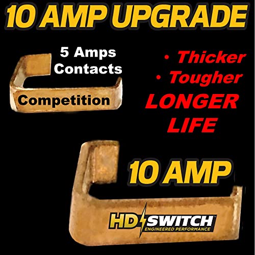 HD Switch Upgraded 10 AMP PTO Switch for Cub Cadet ZTX4 ZTX5 ZTX6 ZTXS Series 48 54 60 Lawn Mower & Garden Tractor Cutter Deck Electric Blade Clutch Engage Yellow Knob