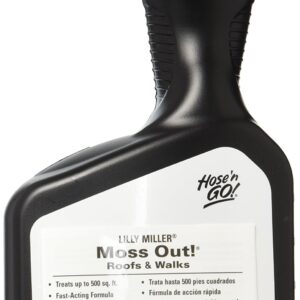 CENTRAL GARDEN BRANDS 100503872 Lilly Miller Moss Out for Roofs and Walks Ready to Spray 27oz, 27 oz, Multicolor
