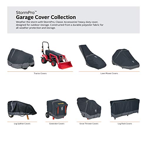 Classic Accessories StormPro Waterproof Heavy-Duty Tractor Cover, Fits tractors with decks up to 62"