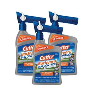 cutter hg-61067 32 oz backyard bug control spray – quantity 3