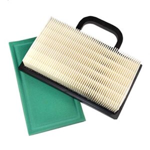 hqrp air filter cartridge w/pre-cleaner fits craftsman gt5000 gt3000 dys4500 ys4500 garden tractors, 33926 replacement