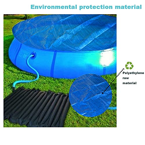 Pool Cover 6ft Inflatable Rectangle Swimming Pool Covers for Above Ground Pools Inflatable Pools Cove for Garden Outdoor Paddling Family Pools Protector (72.8''x 59'')
