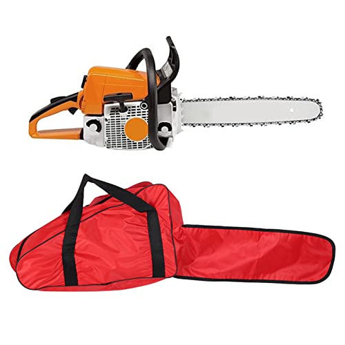 Chainsaw Carrying Bag, Heavy Duty Waterproof Oxford Fabric Carry Case Portable Chain Saw Box Full Protection Storage Holder Woodworking Tools for Garden Lumberjack 12in 14in 16in Chainsaws