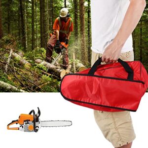 Chainsaw Carrying Bag, Heavy Duty Waterproof Oxford Fabric Carry Case Portable Chain Saw Box Full Protection Storage Holder Woodworking Tools for Garden Lumberjack 12in 14in 16in Chainsaws