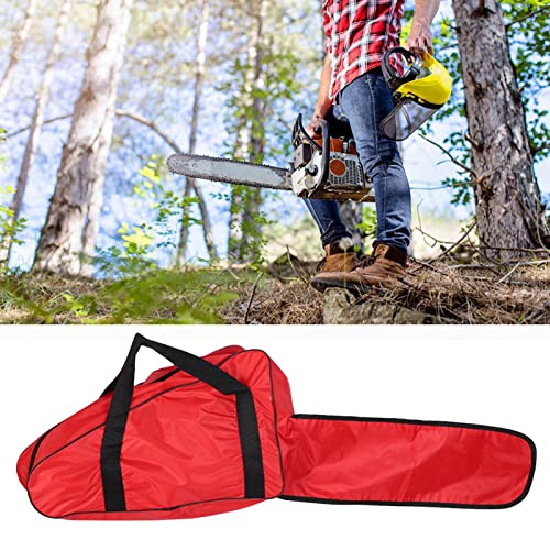 Chainsaw Carrying Bag, Heavy Duty Waterproof Oxford Fabric Carry Case Portable Chain Saw Box Full Protection Storage Holder Woodworking Tools for Garden Lumberjack 12in 14in 16in Chainsaws