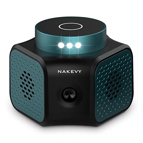 NAKEVY Plug in Rodent Repellent Indoor Pest Repeller Squirrels Mouse Deterrent Rat Control with Ultrasound Impulse LED Flashlights Predator Sounds for Home Attic Garage RV Green