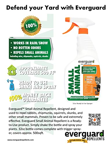 Everguard ADPAR032 Purpose Small Animal Repellent, Dries Clear