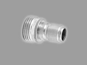 stainless steel qc quick connect coupler, 3/4 garden hose x 1/2″ socket hq