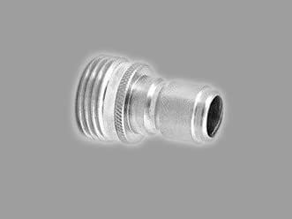 Stainless Steel QC Quick Connect Coupler, 3/4 Garden Hose X 1/2" Socket HQ