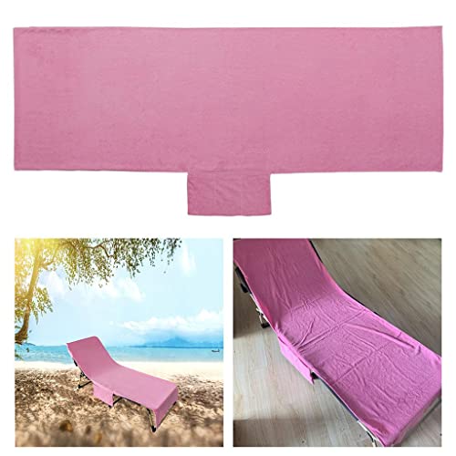 UGPLM 2Pcs Beach Towel with Side Pockets for Pool and Garden Hotel 85 X 29 Inch