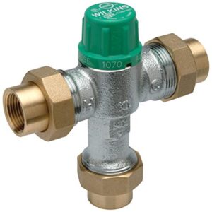 zurn wilkins 34-zw1070xl 3/4″ zw1070xl aqua-gard thermostatic mixing valve lead free
