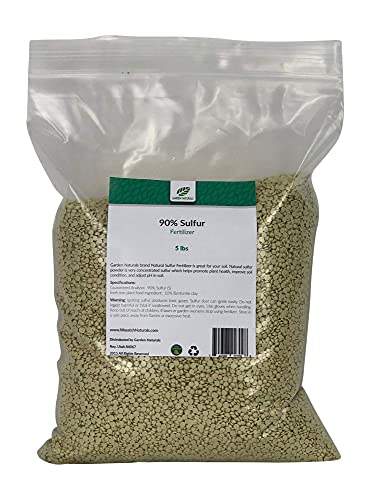 Garden Naturals Sulfur Fertilizer 90% 5 Pounds