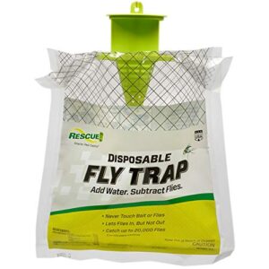 rescue! outdoor disposable hanging fly trap