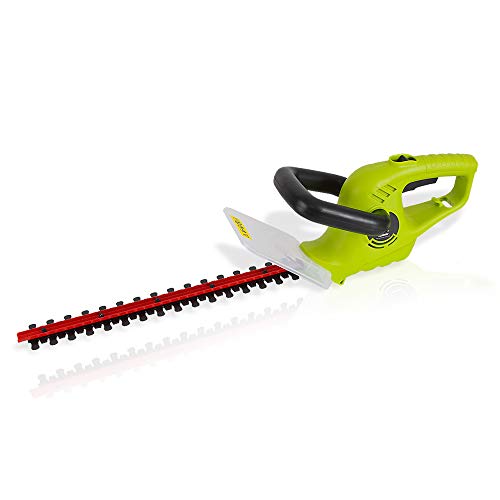 Serene Life Corded Electric Handheld Hedge Trimmer - 4 Amp Electrical High Powered Hand Garden Trimmer Tool w/ 18 Inch Blade, Trims Bush, Shrub, Grass, Small Tree Branch - SereneLife