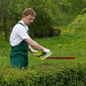 Serene Life Corded Electric Handheld Hedge Trimmer - 4 Amp Electrical High Powered Hand Garden Trimmer Tool w/ 18 Inch Blade, Trims Bush, Shrub, Grass, Small Tree Branch - SereneLife