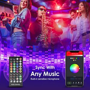 Zuukoo Smart Outdoor String Lights,50Ft Sync with Music Led RGB Patio Lights,Color Changing App Control with 25 Dimmable Bulbs,G45 Globe Bulbs Waterproof for Garden,Cafe,Backyard,Christmas,Party