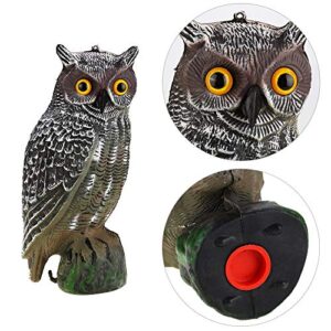 AMONIDA Prowler Owl Garden, Prowler Owl, Eye/Eye Not Backyards for Garden Yard(Ordinary Paragraph)