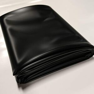 USA Pond Products' - Pond Liner - 4' Wide x 6' Long (1.2m x 1.8m) in 20-mil Black (.50mm) PVC - Fish and Plant Friendly for Koi Ponds, Streams, Water Gardens and Fountains