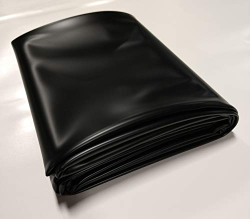 USA Pond Products' - Pond Liner - 4' Wide x 6' Long (1.2m x 1.8m) in 20-mil Black (.50mm) PVC - Fish and Plant Friendly for Koi Ponds, Streams, Water Gardens and Fountains