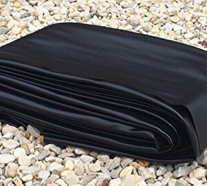 USA Pond Products' - Pond Liner - 4' Wide x 6' Long (1.2m x 1.8m) in 20-mil Black (.50mm) PVC - Fish and Plant Friendly for Koi Ponds, Streams, Water Gardens and Fountains