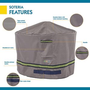 Duck Covers Soteria Waterproof 50 Inch Round Fire Pit Cover, Patio Furniture Covers