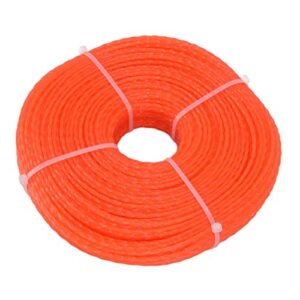 alvinlite trimmer line nylon string trimmer line lawn mower accessories 2.4mm 120m orange for garden lawn