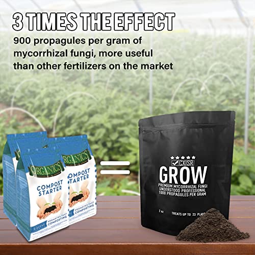 Mycorrhizal Inoculant Fungi by Mycofungi, High Performing Strains, Increases The Number of rhizomes, enhances Stress Resistance, and Increases Plant Yield (57g/2oz)