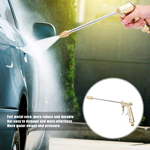 Car Washing Water, Electroplating 360 Degree Rotation Leakproof Water High Pressure for Garden