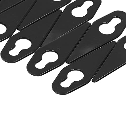 Plastic Trimming Blade, High Reliability Good Stability Grass Trimmer Replacement Blades for Garden Devices (Black)