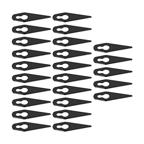 Plastic Trimming Blade, High Reliability Good Stability Grass Trimmer Replacement Blades for Garden Devices (Black)