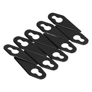 Plastic Trimming Blade, High Reliability Good Stability Grass Trimmer Replacement Blades for Garden Devices (Black)