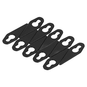 Plastic Trimming Blade, High Reliability Good Stability Grass Trimmer Replacement Blades for Garden Devices (Black)