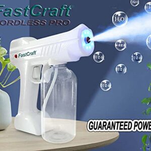 Atomizer Sprayer Gun Blue Light Nano Rechargeable Steam Fogger Gun for Office, School, Restaurant, Garden, Home - Steaming Sprayer Atomizer Gun