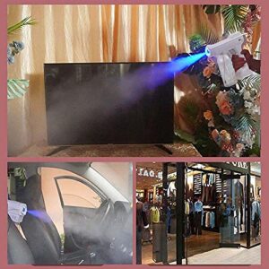 Atomizer Sprayer Gun Blue Light Nano Rechargeable Steam Fogger Gun for Office, School, Restaurant, Garden, Home - Steaming Sprayer Atomizer Gun