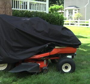 Classic Accessories StormPro Waterproof Heavy-Duty Tractor Cover, Fits tractors with decks up to 54 in,Black