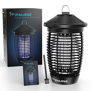 PALONE Electric Bug Zapper for Outdoor/Indoor, 4500V 20W Mosquito Zapper Indoor, Waterproof Mosquitos Killer Outdoor, Fly Zapper for Home Garden Back Yard Patio