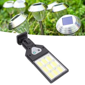 FTVOGUE 3000LM LED Solar Street Lights 9COB Body Sensing IP65 Waterproof Outdoor Street Lamp for Courtyard Yard Pathway Garden