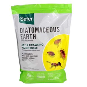 safer brand 51703 omri listed diatomaceous earth – ant, roach, bedbug, flea, silverfish, earwig, & crawling insect killer