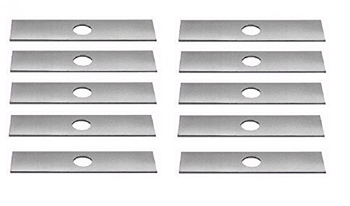 LAWN & GARDEN AMC Set of 10 Edger Blades Compatible with Green Machine 237001 Maruyama 216062 Red Max 6367-15110 6477, Echo 720-237-001, Ryobi 613223