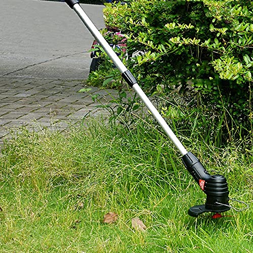 kekafu Cordless String Trimmer Weed Wacker Electric Thread Trimmer: 12V Power Grass Trimmer Lawn Edger,Electric Lawn Trimmer for Cutting Blade, Adjustable Height Weed Eater Tool for Garden and Yard