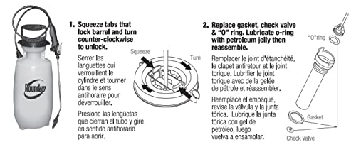 Roundup 181538 Lawn and Garden Sprayer Repair Kit with O-Rings, Gaskets, and Nozzle