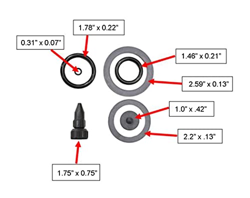 Roundup 181538 Lawn and Garden Sprayer Repair Kit with O-Rings, Gaskets, and Nozzle