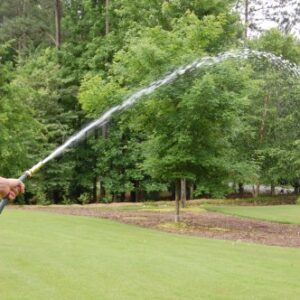 Hose Nozzle ~ Solid Brass ~ Adjustable Spray Patterns ~ Made in USA ~ with Bonus High Pressure Sweeper Nozzle