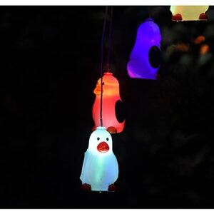 MISS Z 2 Pcs Led Wind Chime Lamp Outdoor Waterproof Villa Garden Decoration Chandelier Day Light Solar Lamp