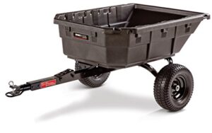 ohio steel 4048p-hyb dump cart, 15 cubic feet, hybrid hitch – with pin to lock