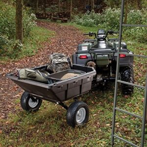 Ohio Steel 4048P-HYB Dump Cart, 15 Cubic feet, Hybrid Hitch - with Pin to Lock